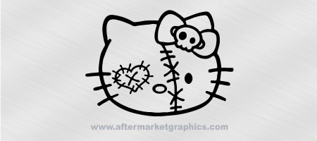 Hello Kitty Zombie Decal 01